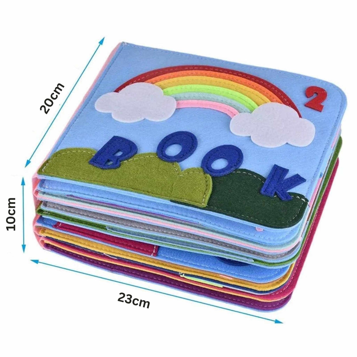 Montessori Learning Book – 16 Interactive Stories for Imagination, Fine Motor Skills &amp; Creativity