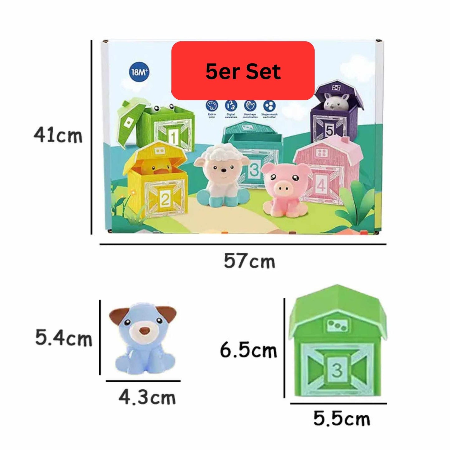 Montessori Farm Play Set – Learn, explore and wonder through play