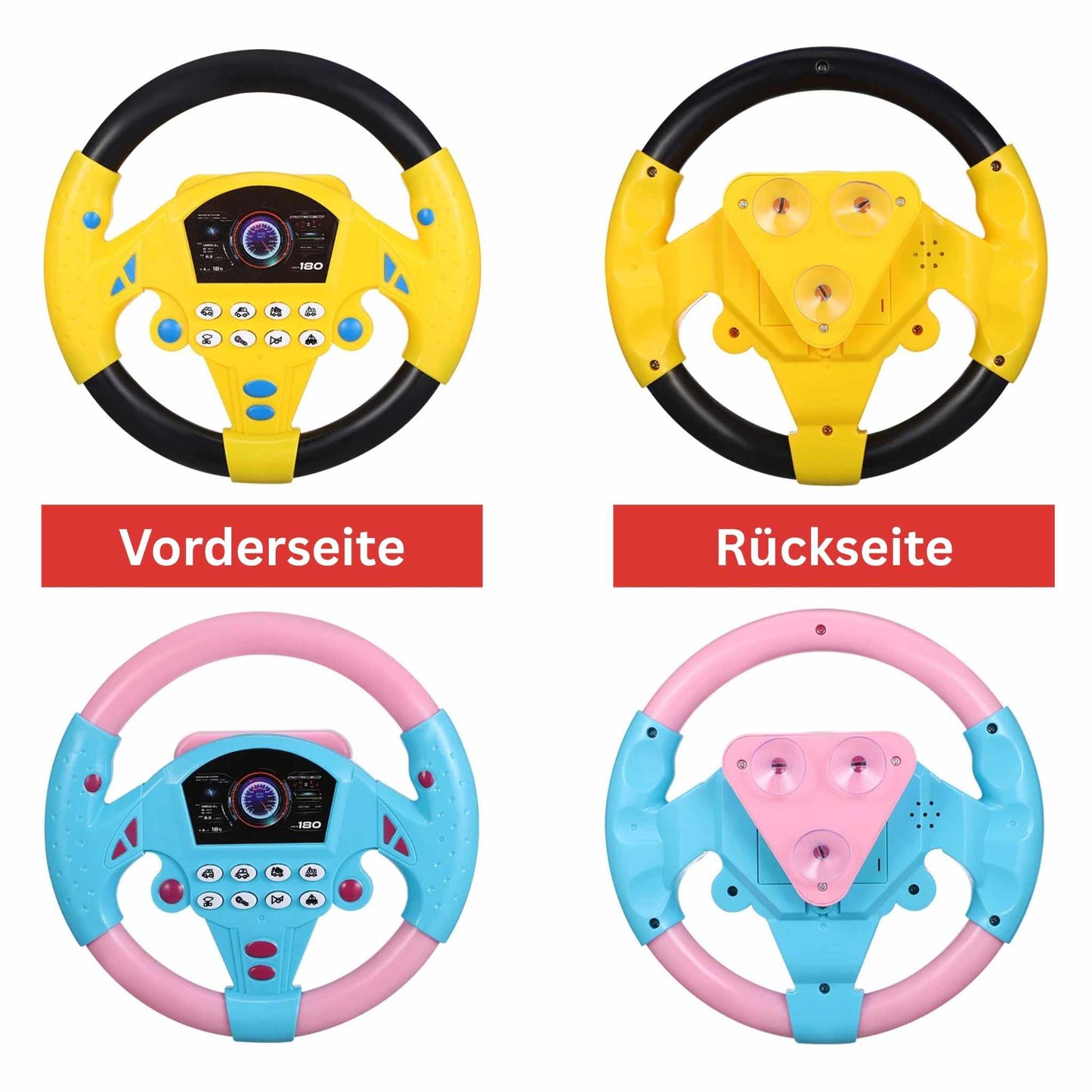 Interactive Kids’ Steering Wheel with Lights & Sounds – Realistic Driving Fun for Little Explorers