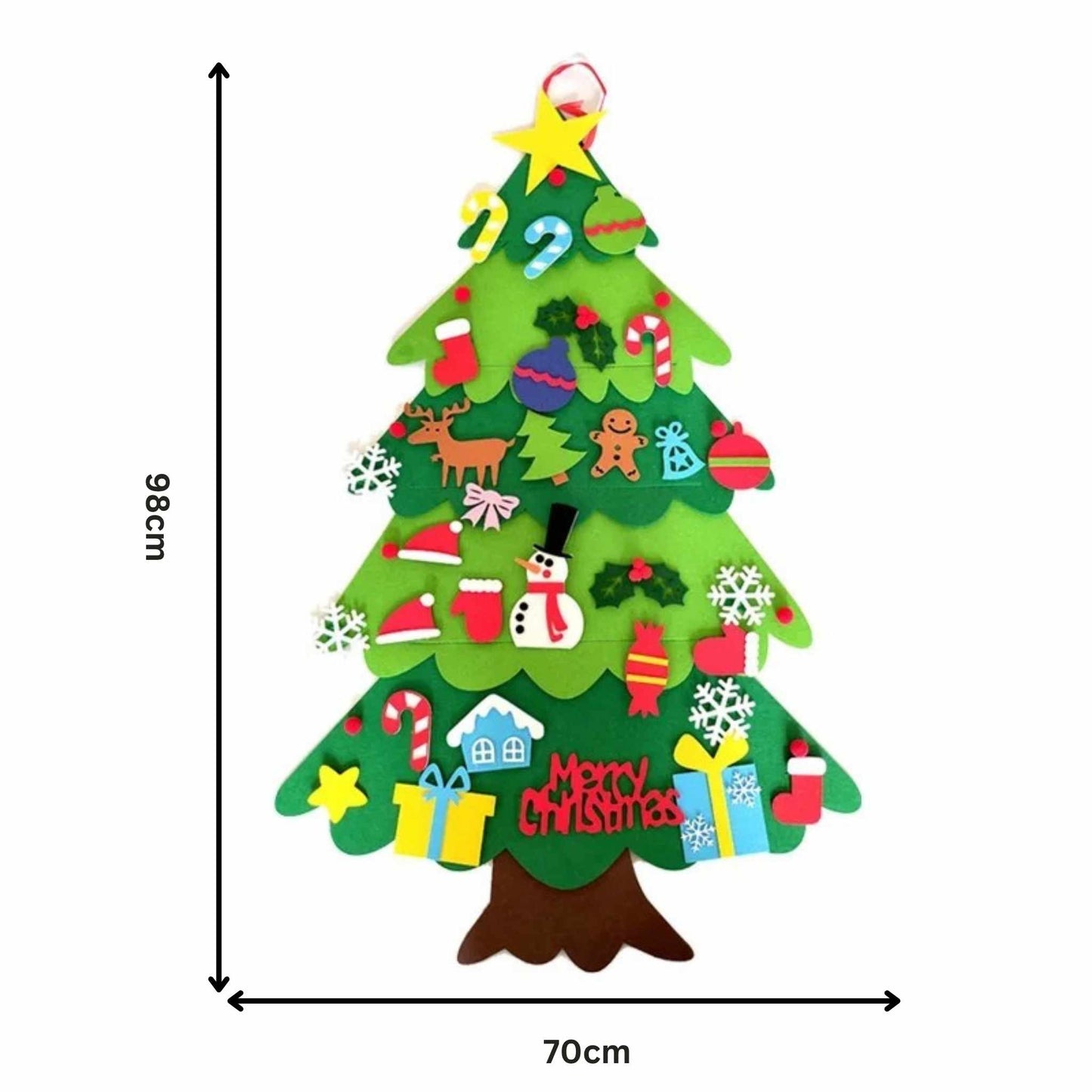 Creative Felt Christmas Tree for Kids