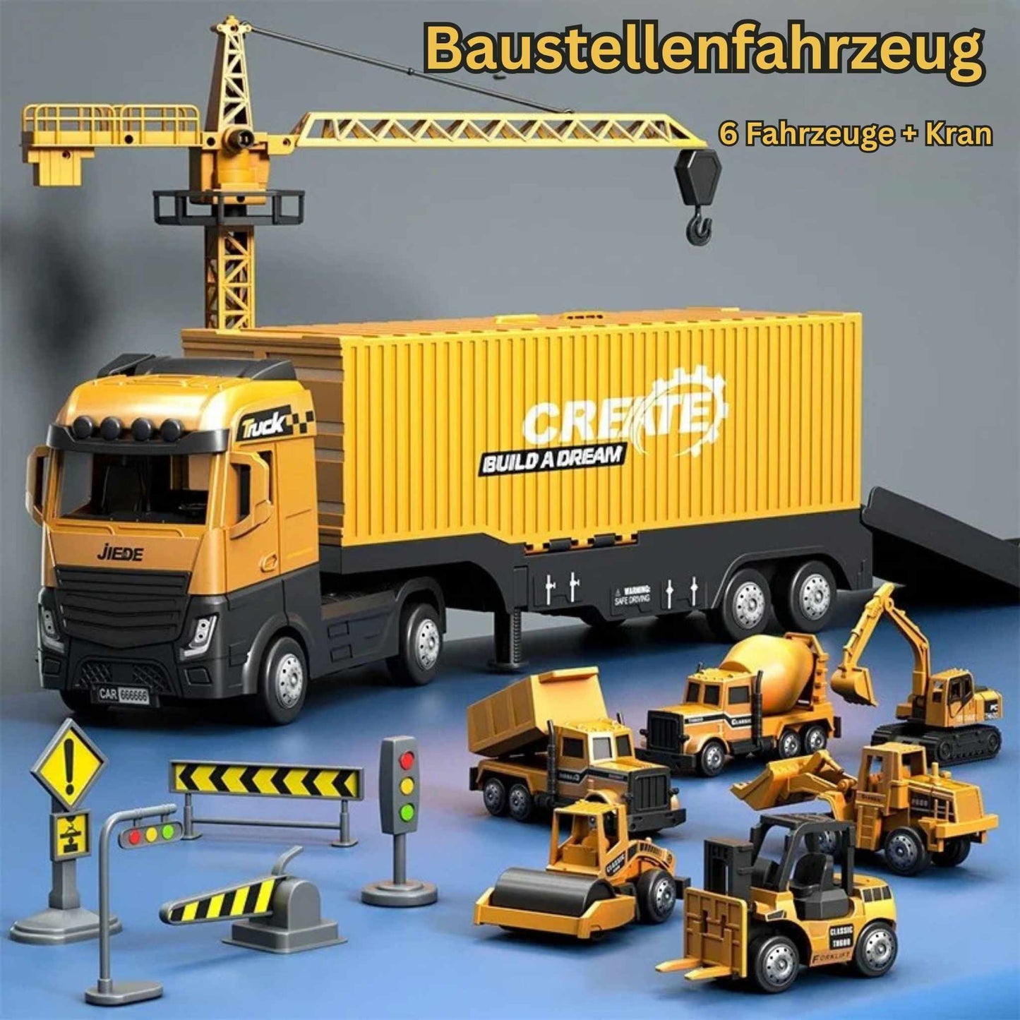 Transforming Construction Truck – Creative 3-in-1 Building Toy