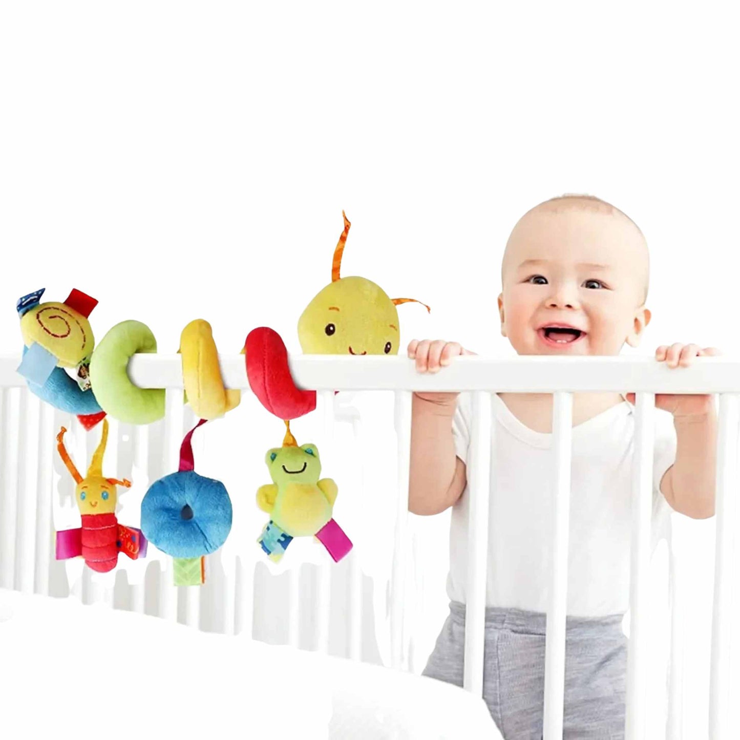 Colourful Spiral Toy for Pram, Cot and Car Seat