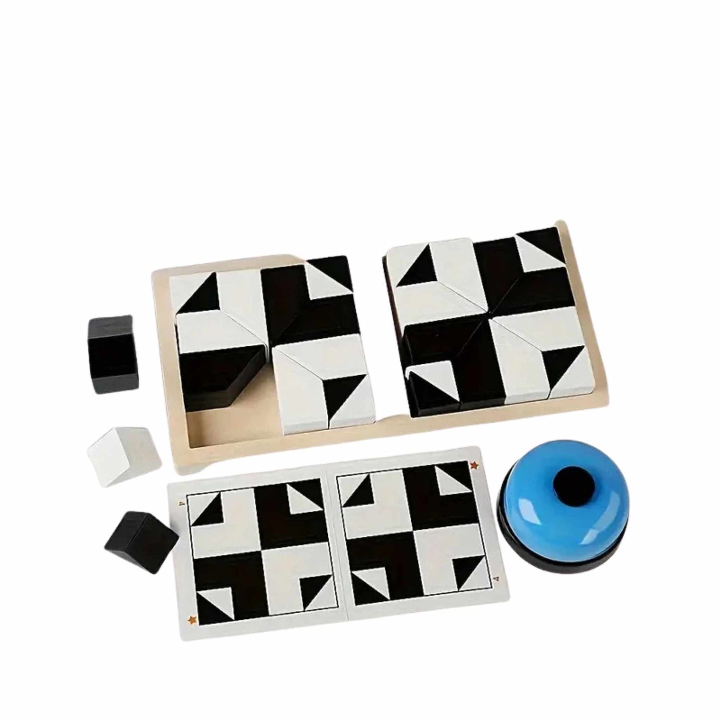 Montessori 3D Logic Puzzle – Battle Blocks