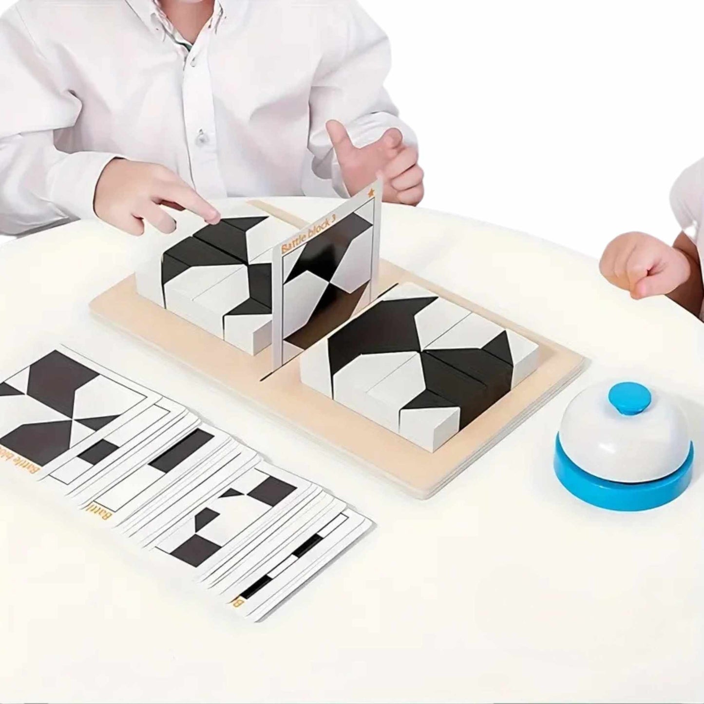 Montessori 3D Logic Puzzle – Battle Blocks