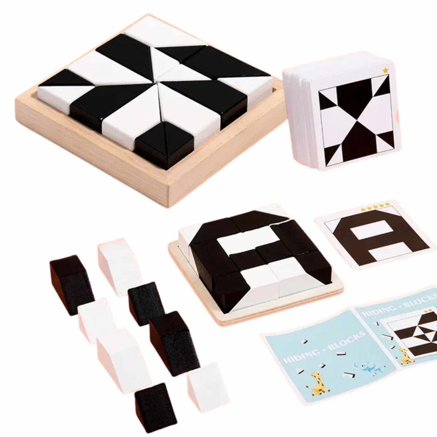 Montessori 3D Logic Puzzle – Battle Blocks