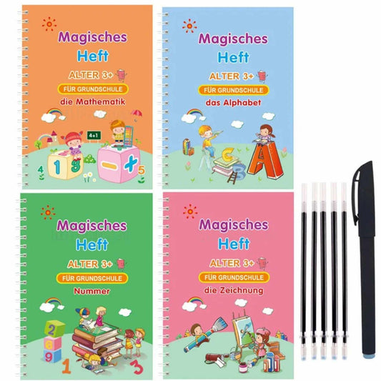 Magic Practice Workbooks for Kids (Ages 3+) - German