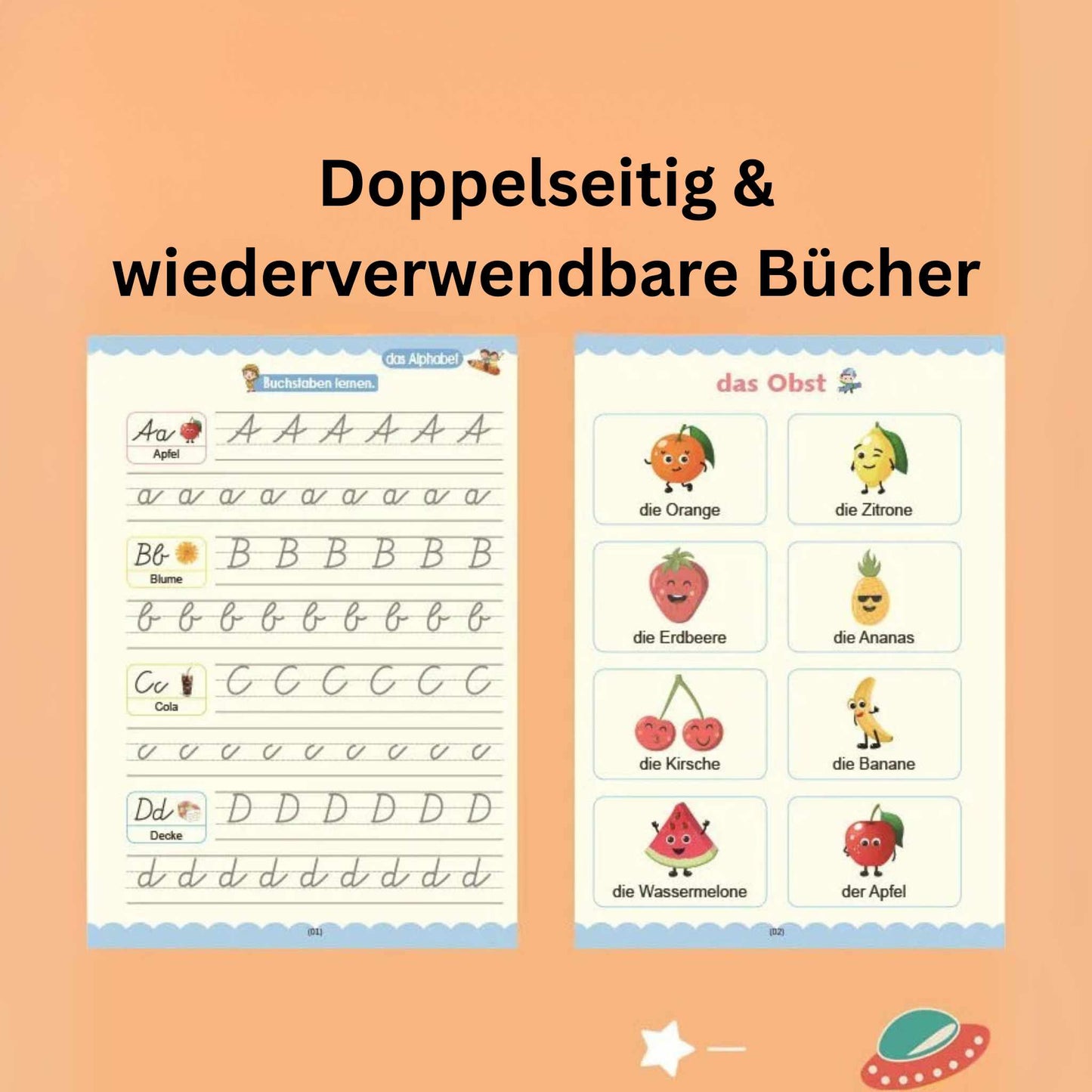 Magic Practice Workbooks for Kids (Ages 3+) - German