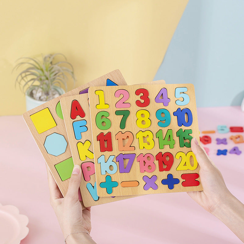 Wooden Montessori Puzzle Set