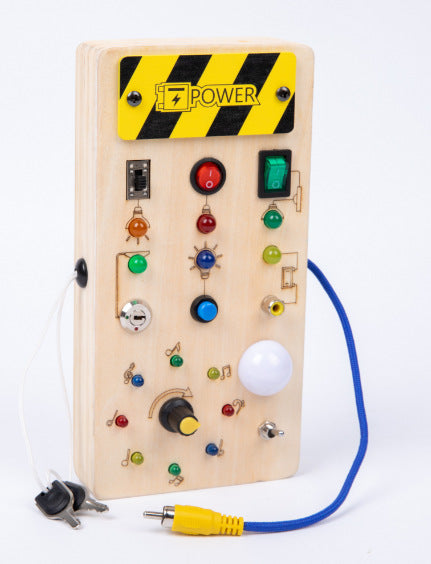 Montessori LED Light Switch Board – Screen-Free Sensory Play