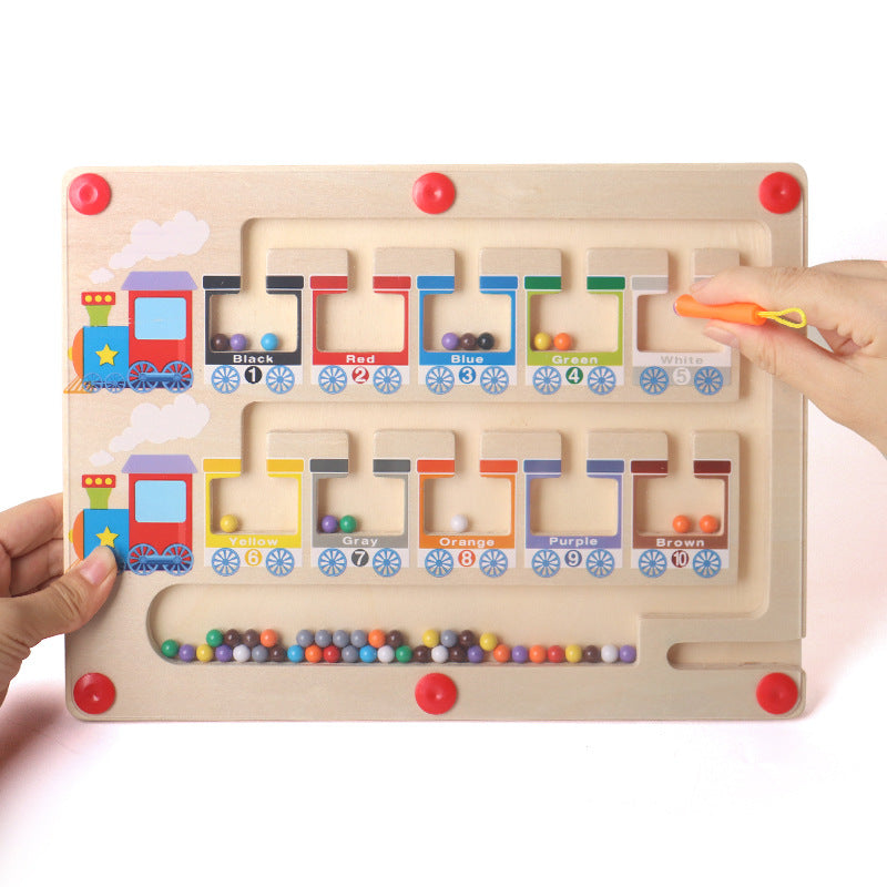 Montessori Magnetic Bead Maze