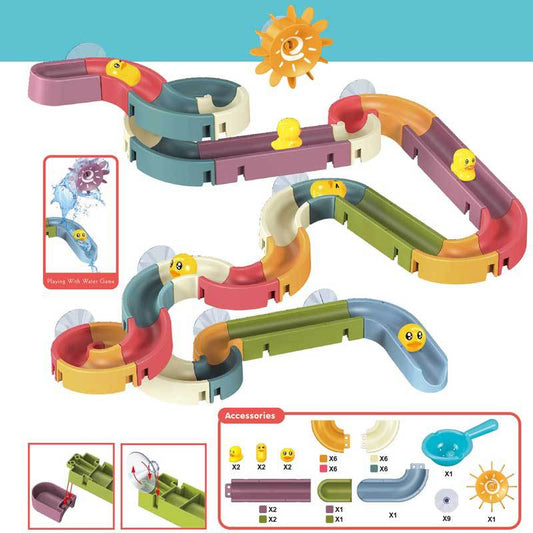 DIY Bath Toy – Duck Slide Track Set
