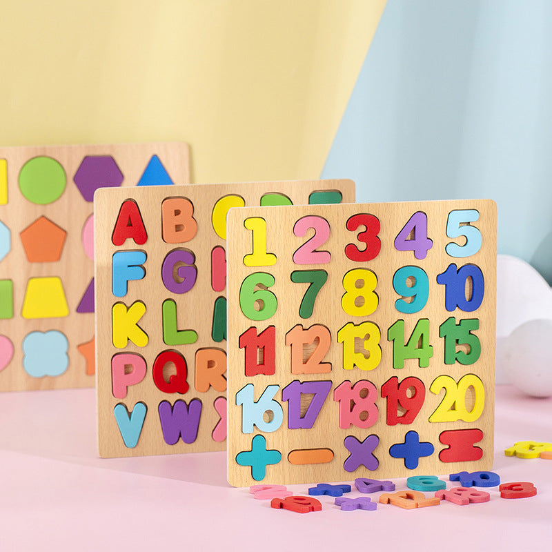 Wooden Montessori Puzzle Set