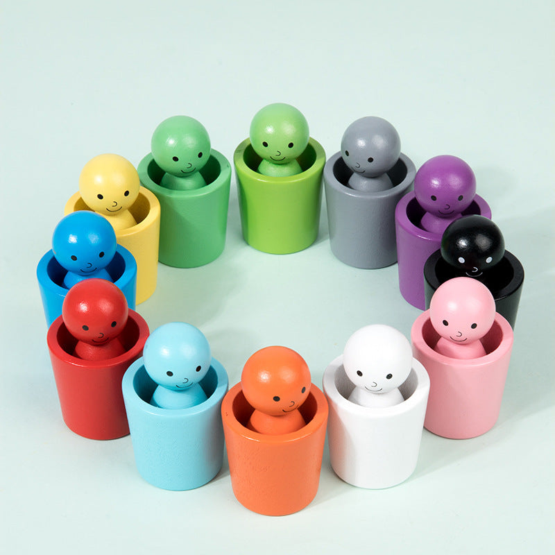 Montessori Colour Sorting Game (Wooden)