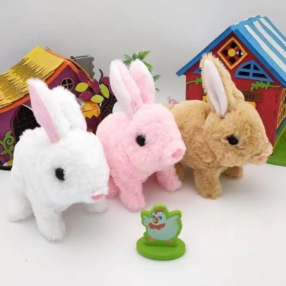 Spring Bunny – Interactive Hopping Plush Toy