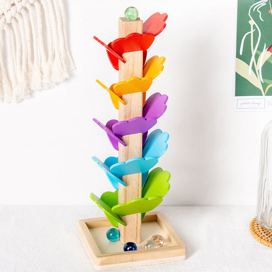 Wooden Rainbow Music Tree