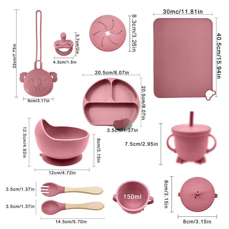 Silicone Dinner Set for Babies & Toddlers