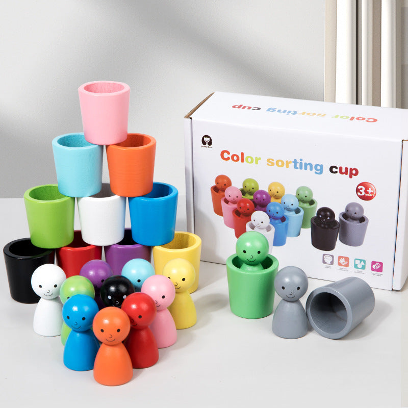 Montessori Colour Sorting Game (Wooden)