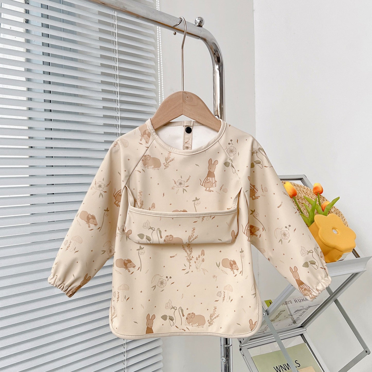 Long-Sleeve Bib (Waterproof) – Easy Clean, Mess-Free Mealtimes