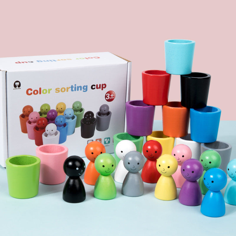 Montessori Colour Sorting Game (Wooden)