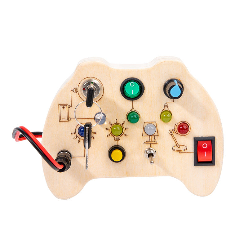 Montessori LED Light Switch Board – Screen-Free Sensory Play