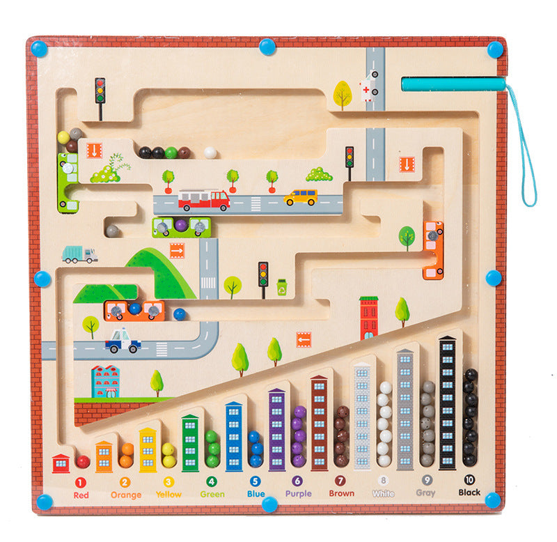 Montessori Magnetic Bead Maze