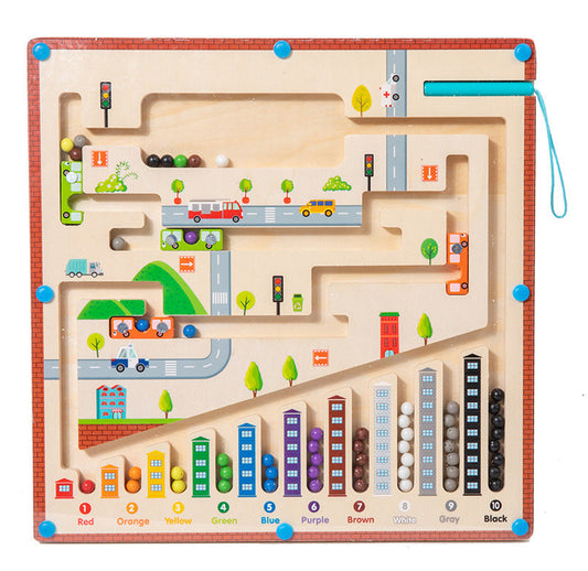 Montessori Magnetic Bead Maze