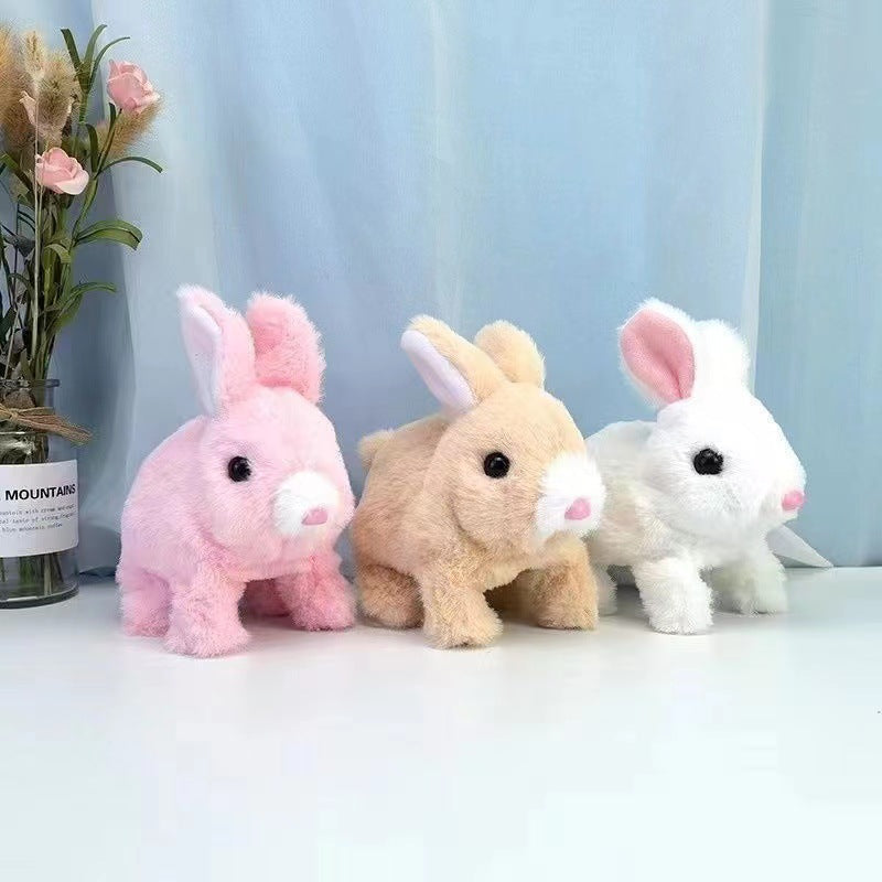 Spring Bunny – Interactive Hopping Plush Toy