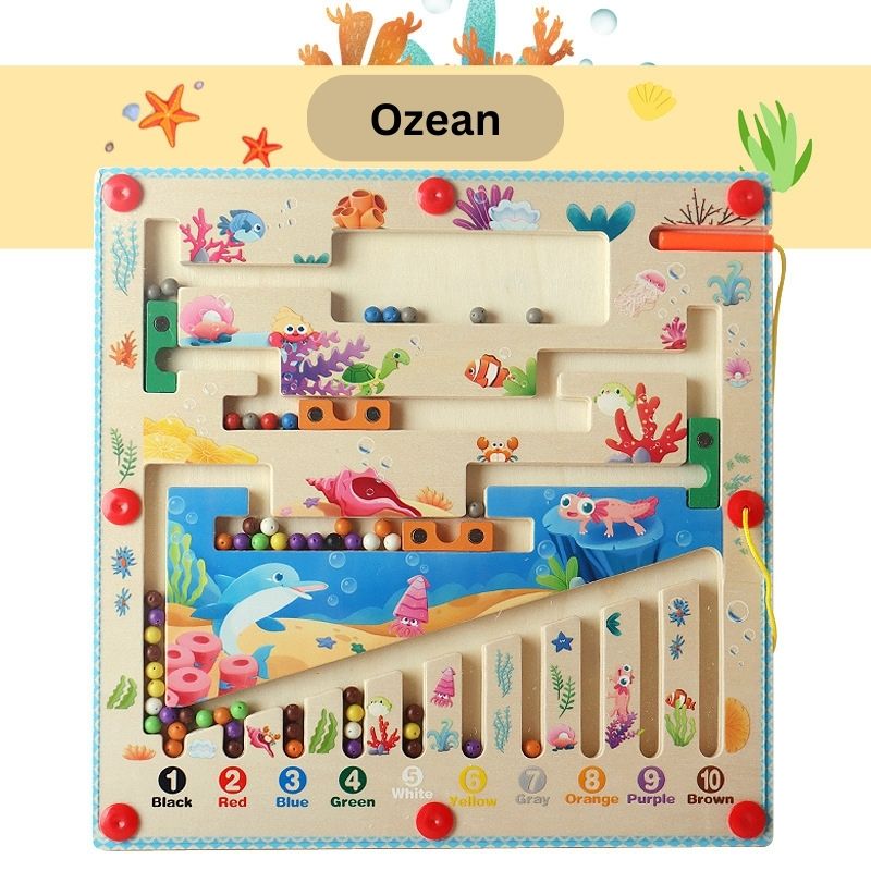 Montessori Magnetic Bead Maze