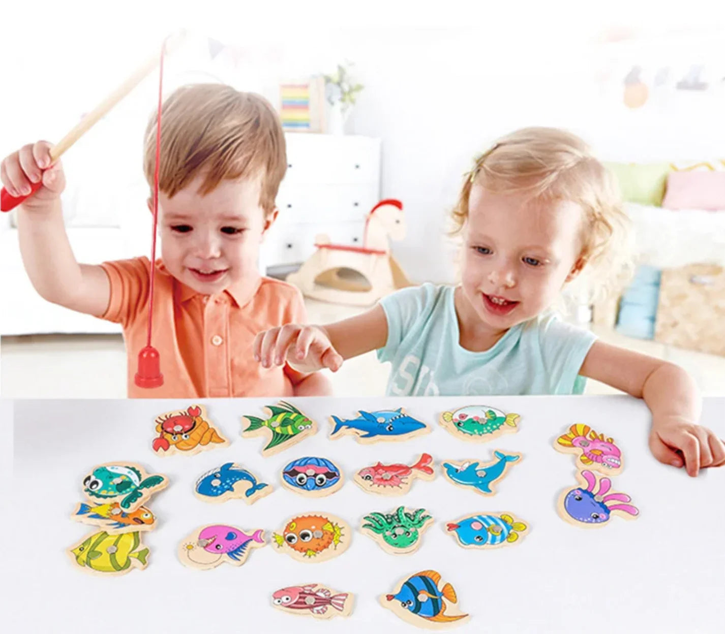 “Fishing” – Montessori Magnetic Fishing Game