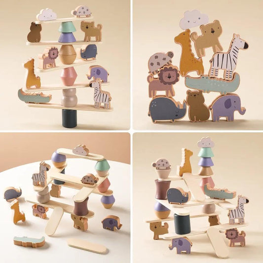Montessori Wooden Stacking Toy for Toddlers