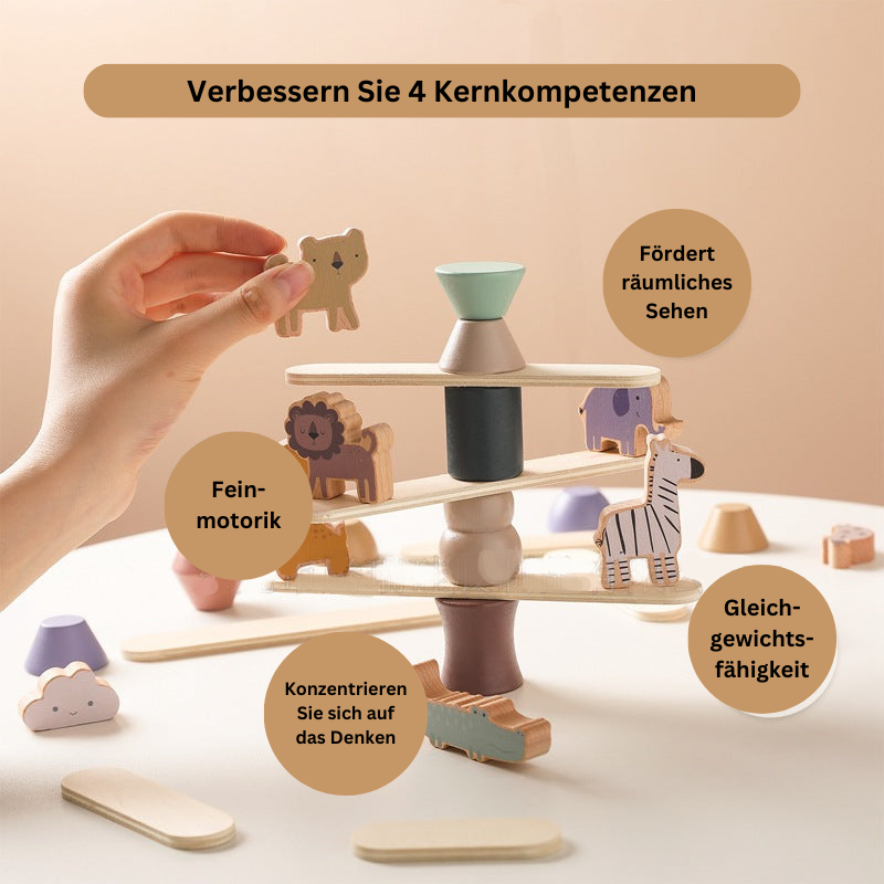 Montessori Wooden Stacking Toy for Toddlers