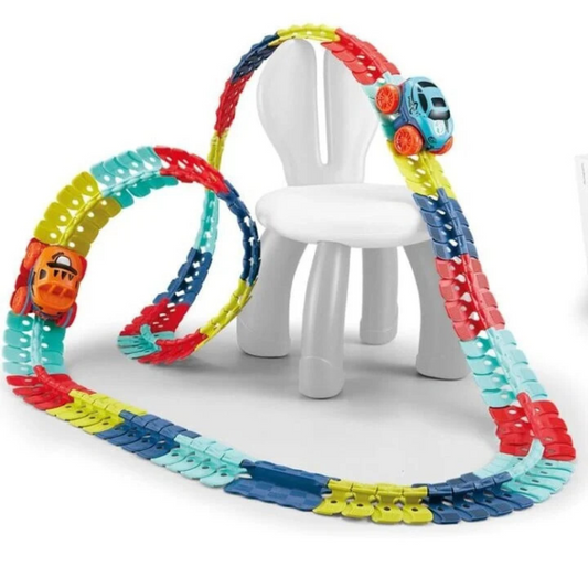 Anti-Gravity Race Track – Flexible Magnetic Track Set with Light-Up Racing Car for Kids