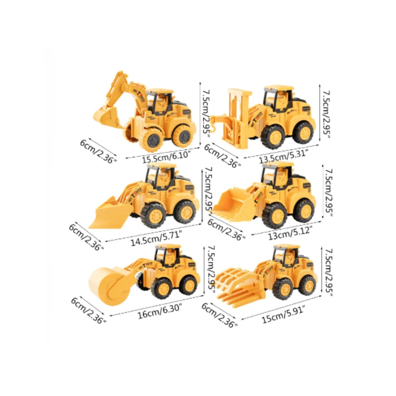 DiggerFun – Construction Vehicle Toy Set for Kids