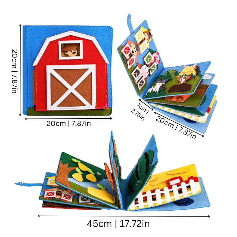 Felt Book – Interactive Learning Book for Kids