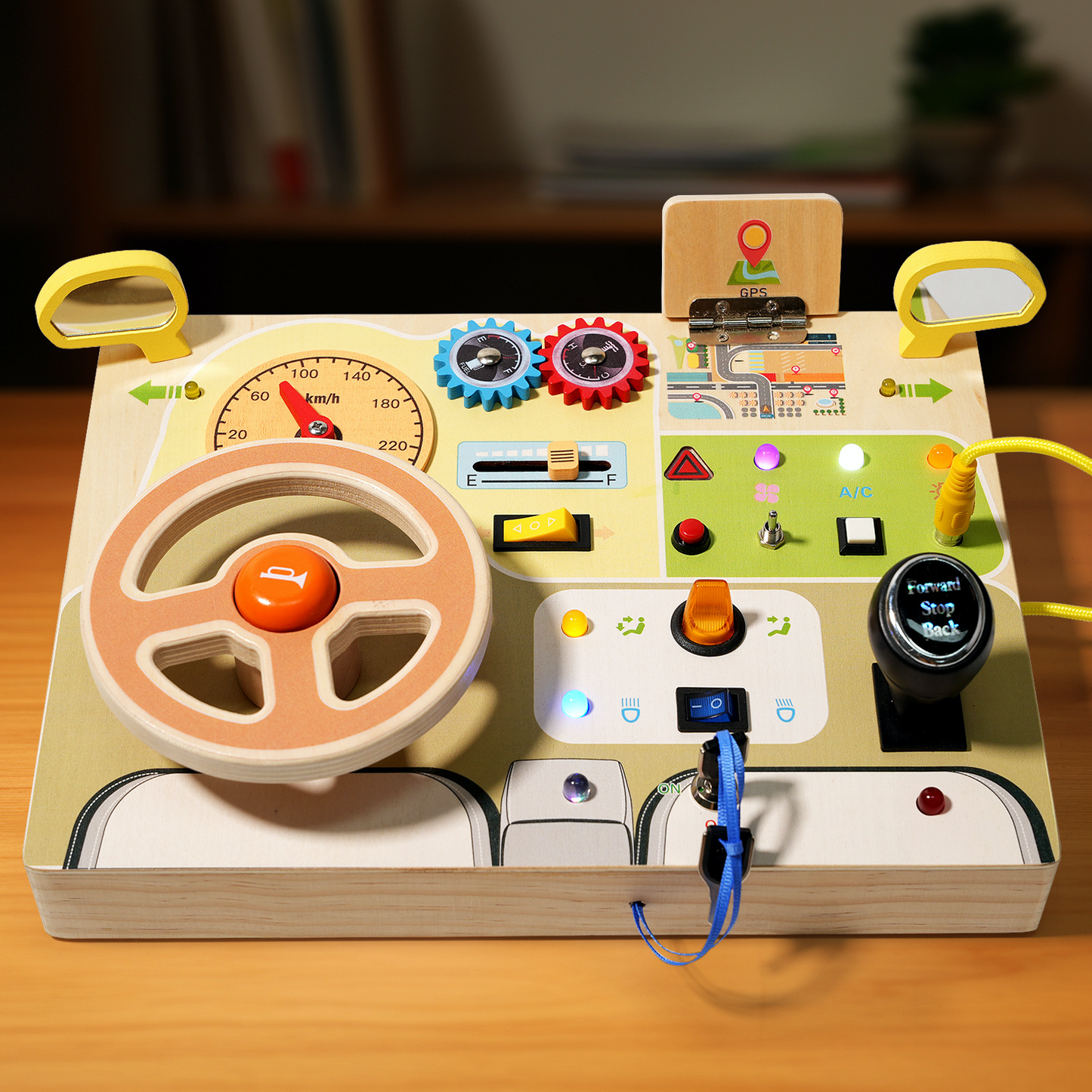 Montessori LED Light Switch Board – Screen-Free Sensory Play