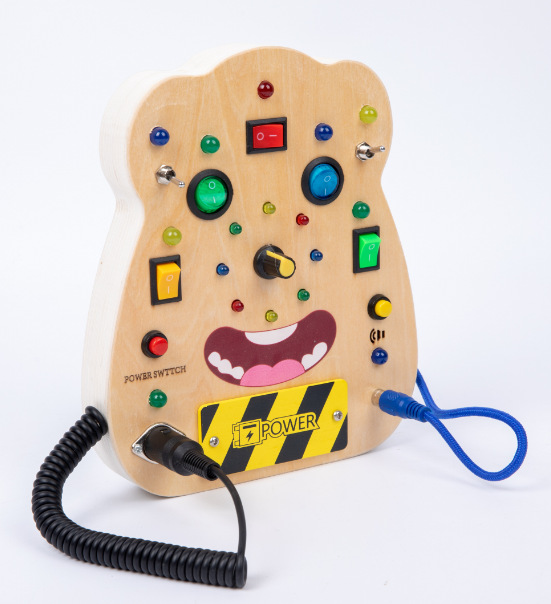 Montessori LED Light Switch Board – Screen-Free Sensory Play
