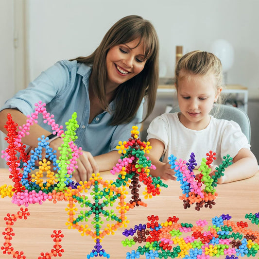 Snowflake Building Blocks for Imaginative Construction