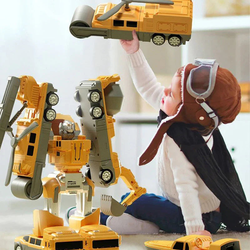 Transformer Build Car – Magnetic Construction Vehicle Set